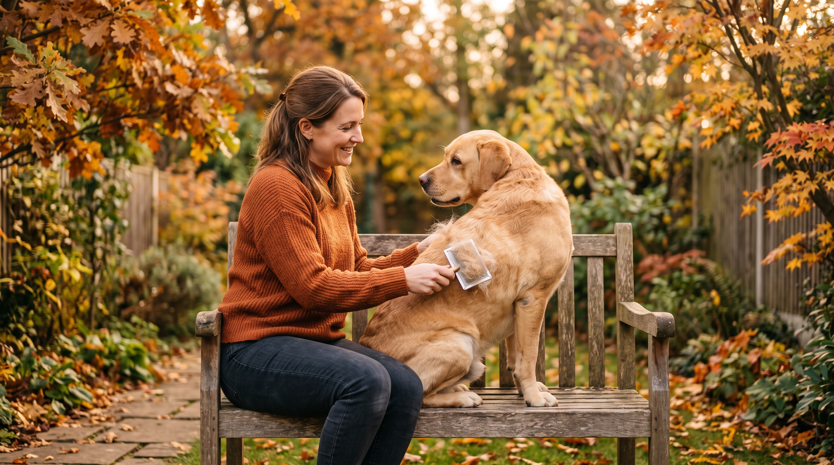 Hond in de rui: dit helpt tegen alle losse haren