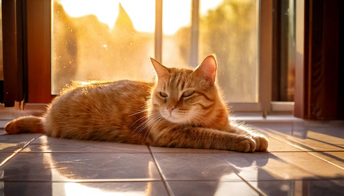 Kat afkoelen bij hitte: zo blijft ze koel deze zomer