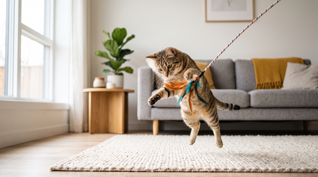Kattenspeeltjes kiezen: zo hou je een verveelde kat bezig