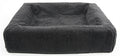 Bia Bed Fleece Hoes Hondenmand Grijs Bia-3 70X60X15 Cm