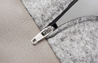 Bia Bed Kunstleer Hoes Hondenmand Taupe Bia-2 60X50X12,5 Cm