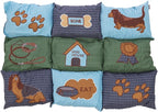 Trixie Hondenkussen Patchwork Blauw / Groen 80X55X3 Cm