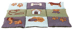 Trixie Hondenkussen Patchwork Blauw / Groen 80X55X3 Cm