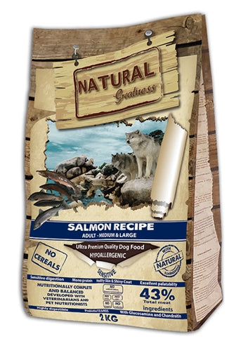 Natural Greatness Salmon Recipe Sensitive Medium / Large