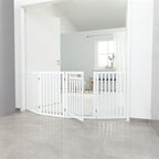 Trixie Hondenhek Met Deur Wit 60-160 X 81 Cm