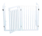 Trixie Hondenhek Met Deur Wit 60-160 X 81 Cm