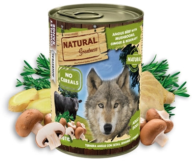 Natural Greatness Angus Beef / Mushrooms / Ginger / Rosemary 400 Gr