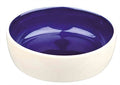 Trixie Voerbak Kat Keramiek Creme / Blauw 13 Cm 300 Ml