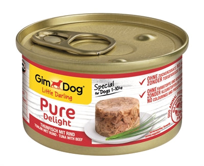Gimdog Little Darling Pure Delight Tonijn / Rund 12X85 Gr