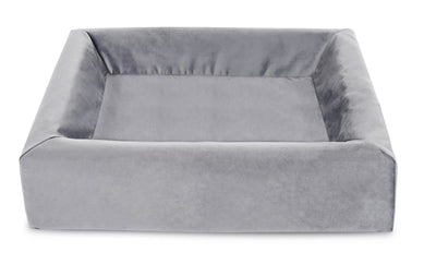 Bia Bed Royal Fluweel Hoes Voor Hondenmand Grijs Bia-50 60X50X12 Cm