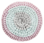 Trixie Junior Snuffelmat Zacht Roze / Mintgroen / Grijs 38X38 Cm