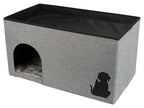 Trixie Kattenhuis Kimy Grijs 70X40X40 Cm