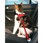 Trixie Kattentuig Voor In De Auto Rood 20-50X1,5 Cm