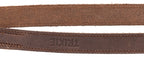 Trixie Hondenriem Rustic Verstelbaar Vetleer Donkerbruin 200X1,2 Cm