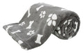 Trixie Hondendeken Kenny Fleece Bot / Pootjes Grijs 75X50 Cm