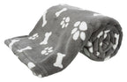 Trixie Hondendeken Kenny Fleece Bot / Pootjes Grijs 75X50 Cm