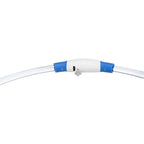 Trixie Lichtgevende Halsband Usb Flash Light Oplaadbaar Tpu Blauw 40X0,8 Cm