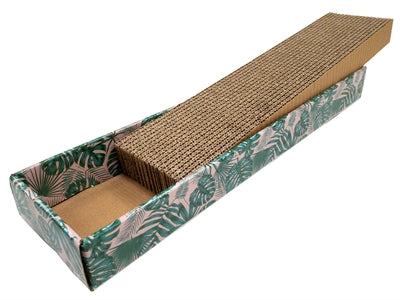 Croci Krabplank Homedecor Textuur Bladeren Groen 48X12,5X5 Cm