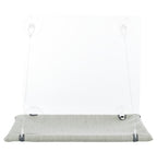 Trixie Kattenmand Hangmat Raam Velours Grijs 50X30 Cm