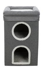 Trixie Krabpaal Cat Tower Saul Grijs 39X39X64 Cm
