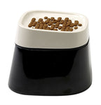 Savic Ergo Cube Voerbak Creme / Zwart 22X22X16 Cm
