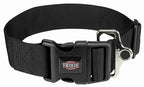 Trixie Halsband Hond Premium Zwart 25-40X1,5 Cm