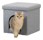 Trixie Poef Kattenmand Relax-Iglo Alois Grijs 40X40X38 Cm