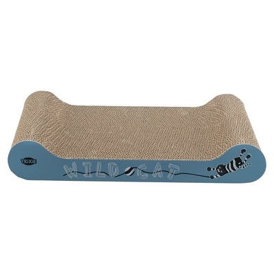 Trixie Krabkarton Catnip Blauw 41X24X7 Cm