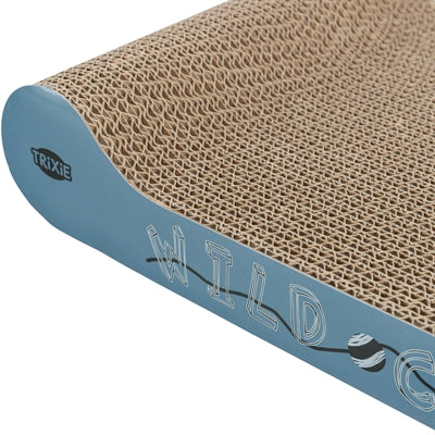 Trixie Krabkarton Catnip Blauw 41X24X7 Cm