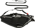 Trixie Joggingriem Met Lijn Grijs / Zwart 115-150X2 Cm / 70-130X23 Cm