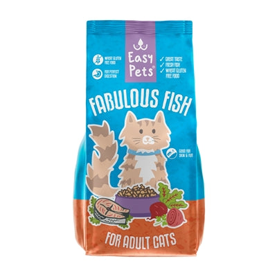 Easypets Fabulous Fish Adult Kattenvoer 1,5 Kg