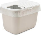 Savic Kattenbak Hop In Wit / Mokka 58,5X39X39,5 Cm