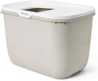 Savic Kattenbak Hop In Wit / Mokka 58,5X39X39,5 Cm