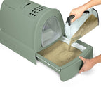 Imac Kattenbak Zuma 2Nd Life Met Schuiflade Groen 56X40X42,5 Cm