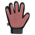 Trixie Vachtverzorgingshandschoen Mesh-Materiaal / Tpr Roze / Zwart 16X24 Cm