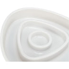 Trixie Voerbak Slowfeeding Kunststof / Tpr Grijs 15X15 Cm 350 Ml