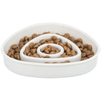 Trixie Voerbak Slowfeeding Kunststof / Tpr Grijs 15X15 Cm 350 Ml