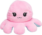 Trixie Octopus Omkeerbaar Pluche Grijs / Geel 19 Cm