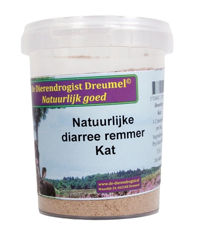 Dierendrogist Natuurlijke Diarree Remmer Kat 200 Gr