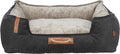Trixie Be Nordic Hondenmand Fohr Zwart / Zand 60X50X22 Cm