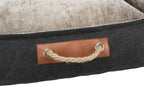 Trixie Be Nordic Hondenmand Fohr Zwart / Zand 60X50X22 Cm