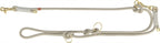 Trixie Soft Rope Hondenriem Verstelbaar Grijs / Lichtgrijs 200X1 Cm
