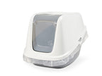 Savic Kattenbak Nestor Giant Wit / Lichtgrijs 75,5X56X55,5 Cm