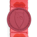 Morso Halsband Gerecycled Lipstick Roze 30-42X1,5 Cm