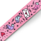 Morso Hondenriem Gerecycled Sweet Tweet Roze 120X1,5 Cm Tot 6 Kg