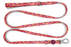 Morso Hondenriem Verstelbaar Gerecycled Pink Think Roze 75-230X1,5 Cm 1-4 Kg