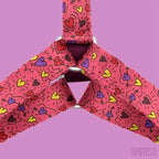 Morso Hondentuig H-Tuig Gerecycled Pink Think Roze 40-55X1,5 Cm
