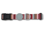 Morso Halsband Hond Gerecycled Skyline Rood / Roze 30-42X1,5 Cm