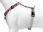 Morso Hondentuig H-Tuig Gerecycled Skyline Rood / Roze 40-55X1,5 Cm