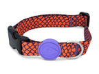Morso Halsband Hond Gerecycled Urban Lizard Rood 30-42X1,5 Cm